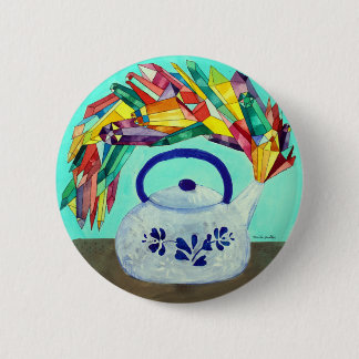 Bóton Redondo 5.08cm Botão Gem Kettle