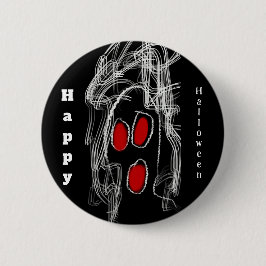 Bóton Redondo 5.08cm Botão Ghost Halloween