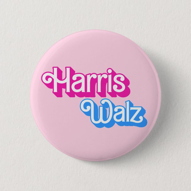 Bóton Redondo 5.08cm Botão Harris Walz (Frente)