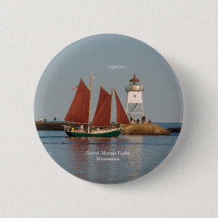 Bóton Redondo 5.08cm botão Hjordis