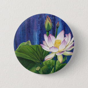 Bóton Redondo 5.08cm Botão ideal de Lotus