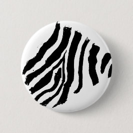 Bóton Redondo 5.08cm Botão Impressão Zebra