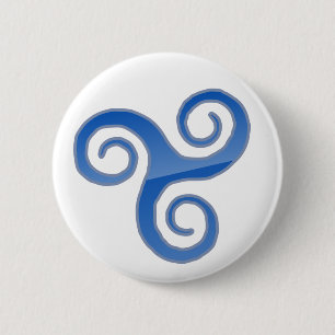 Bóton Redondo 5.08cm botão Impulso--direito