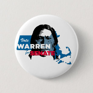 Bóton Redondo 5.08cm Botão indiano da paródia de Elizabeth Warren
