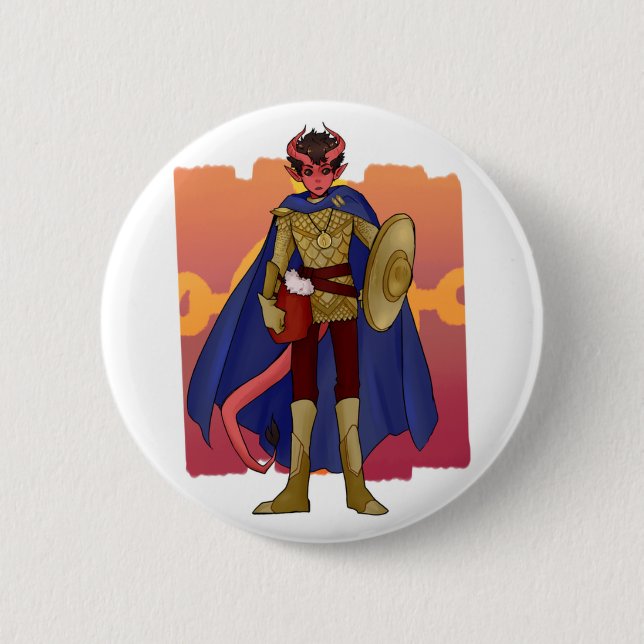 Bóton Redondo 5.08cm Botão Inverter (Frente)