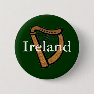 Bóton Redondo 5.08cm Botão Irlanda
