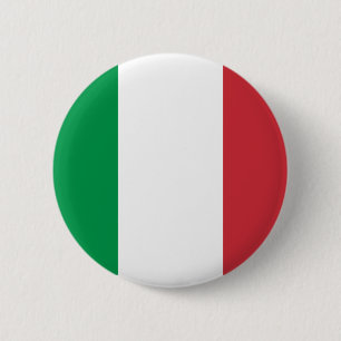Bóton Redondo 5.08cm Botão italiano da bandeira