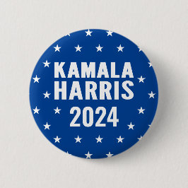 Bóton Redondo 5.08cm Botão Kamala Harris 2024 para Presidente