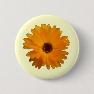Bóton Redondo 5.08cm Botão Laranja Marigold