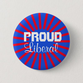 Bóton Redondo 5.08cm Botão liberal orgulhoso