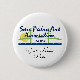 Bóton Redondo 5.08cm Botão - Logotipo e nome do SPAA
