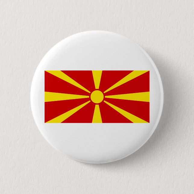Bóton Redondo 5.08cm Botão Macedônia (Frente)