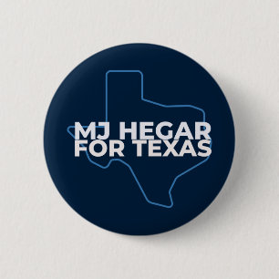 Bóton Redondo 5.08cm Botão MJ Hegar para Texas