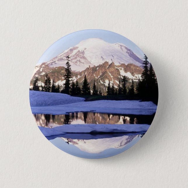 Bóton Redondo 5.08cm Botão Mt Rainer (Frente)
