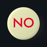 Bóton Redondo 5.08cm Botão - NÃO<br><div class="desc">Os sorrisos móveis das produções de ColGlobe verificam para fora a linha inteira de botões,  de etiquetas,  de chaveiro,  de ímãs,  e de mais!</div>