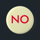 Bóton Redondo 5.08cm Botão - NÃO<br><div class="desc">Os sorrisos móveis das produções de ColGlobe verificam para fora a linha inteira de botões,  de etiquetas,  de chaveiro,  de ímãs,  e de mais!</div>