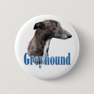 Bóton Redondo 5.08cm Botão Nome do Greyhound