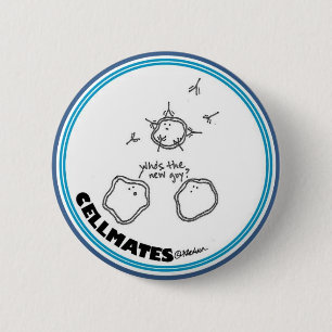 Bóton Redondo 5.08cm Botão novo da cara