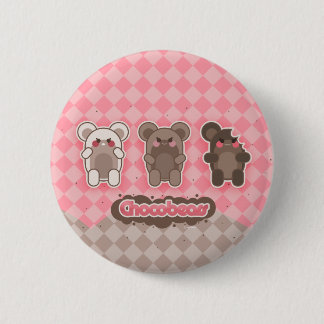 Bóton Redondo 5.08cm botão novo dos chocobears