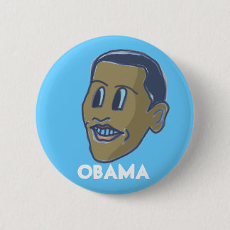 Bóton Redondo 5.08cm botão obama comicFace