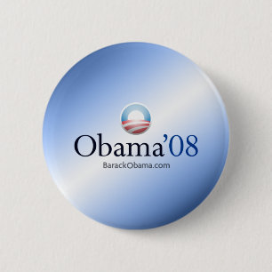 Bóton Redondo 5.08cm Botão oficial #3 de Obama