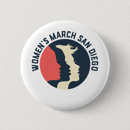 Bóton Redondo 5.08cm Botão oficial SZ regular do março San Diego das