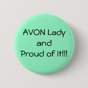 Bóton Redondo 5.08cm Botão orgulhoso verde de Avon