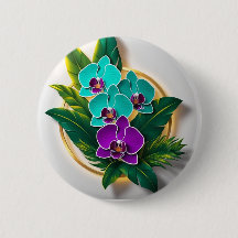 Botão Orquídea Meia-Noite - Bela Escura no Sangue