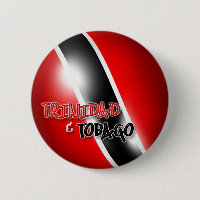 Botão patriótico de Trinidad & de Tobago