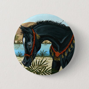 Bóton Redondo 5.08cm Botão pequeno do potro do cavalo do príncipe Ár