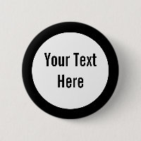 Botão Personalizado do Texto Aqui Limite Preto