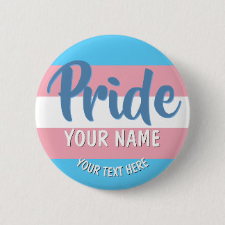Bóton Redondo 5.08cm Botão Personalizado LGBT de Sinalizador Transgêner