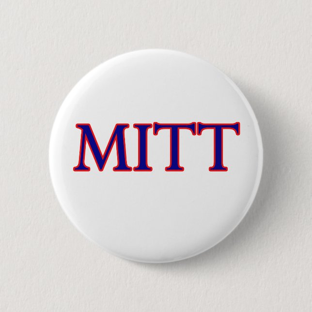 Bóton Redondo 5.08cm Botão político de Mitt Romney (Frente)