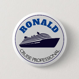 Bóton Redondo 5.08cm Botão Profissional de Cruzeiro