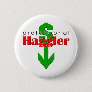 Bóton Redondo 5.08cm Botão profissional de Haggler