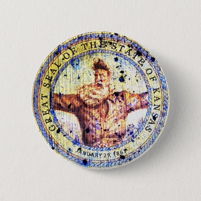 Bóton Redondo 5.08cm Botão redondo (Frente)