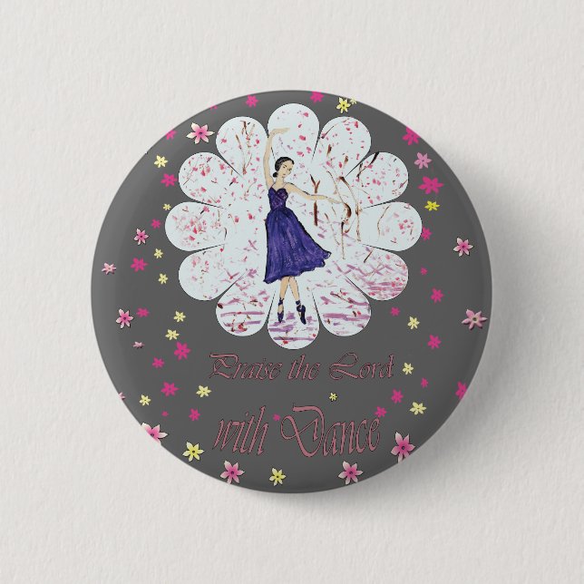 Bóton Redondo 5.08cm Botão redondo (Frente)