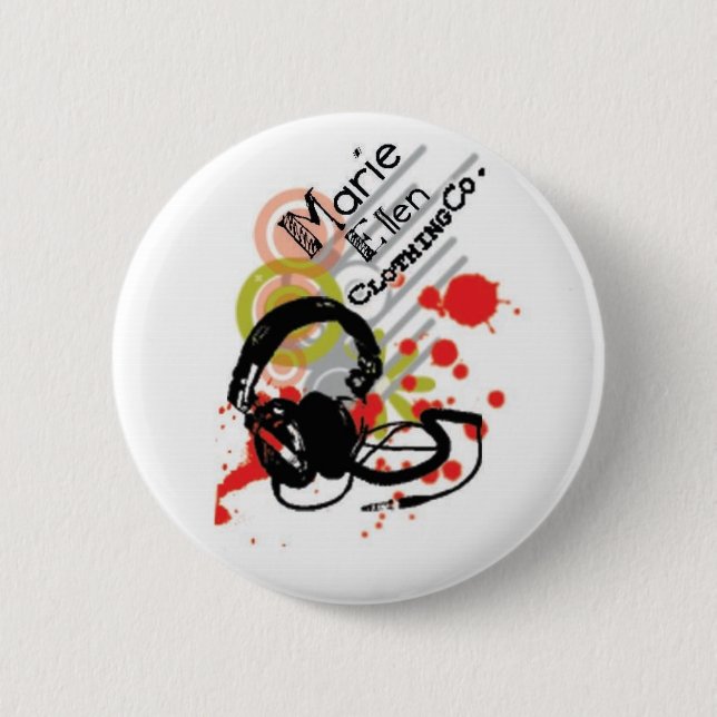 Bóton Redondo 5.08cm Botão redondo (Frente)