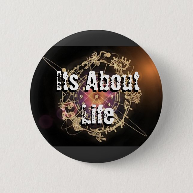 Bóton Redondo 5.08cm Botão redondo (Frente)