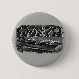 Bóton Redondo 5.08cm Botão redondo Carl Vinson, porta-aviões