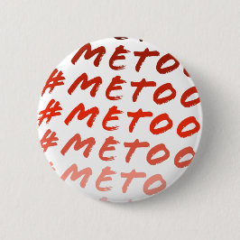 Bóton Redondo 5.08cm Botão Redondo Feminista #MeToo Red Hues