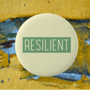 Bóton Redondo 5.08cm Botão RESILIENTE – Use Sua Força