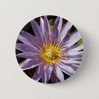 Bóton Redondo 5.08cm Botão roxo do lírio de água