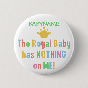 Bóton Redondo 5.08cm Botão Royal Baby