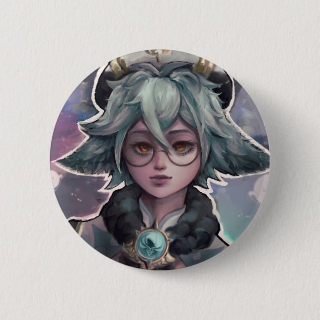 Bóton Redondo 5.08cm Botão Sacarose (Frente)