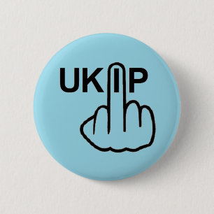 Bóton Redondo 5.08cm Botão Sacudir UKIP