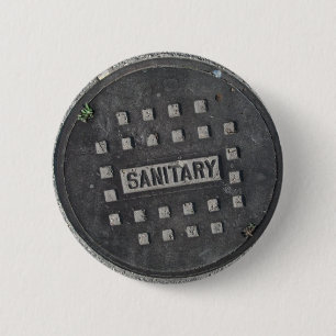Bóton Redondo 5.08cm Botão sanitário
