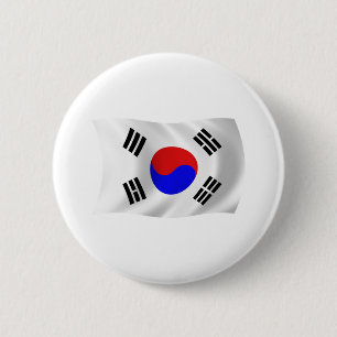 Bóton Redondo 5.08cm Botão Sinalizador da Coreia do Sul