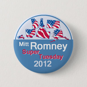 Bóton Redondo 5.08cm Botão SUPER de Romney TERÇA-FEIRA