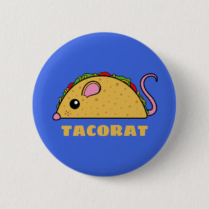 Bóton Redondo 5.08cm Botão Taco Rat
